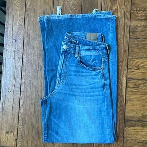 American Eagle Super High-Rise Ultra Wide Leg Jeans Size 6
